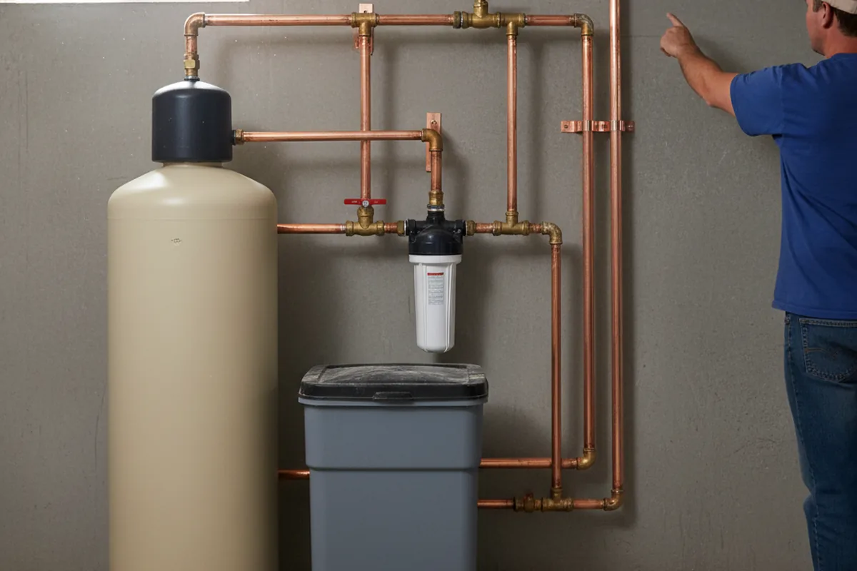 Whole-house water treatment system installed in Poneto